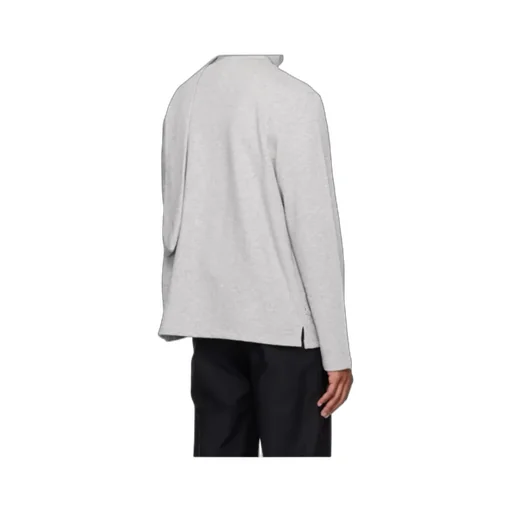 Mm6 Maison Margiela Scarf-Detailed Long-Sleeved Sweatshirt