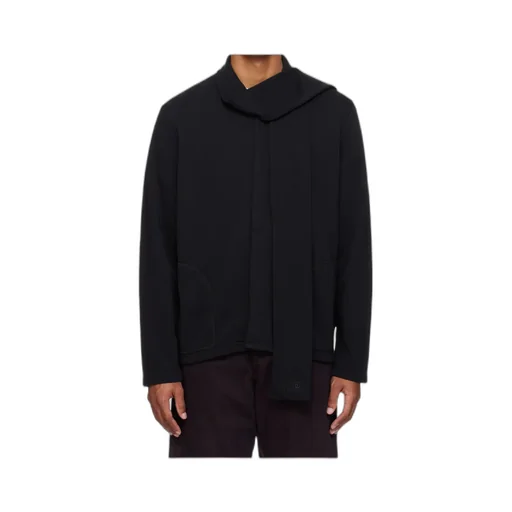 Mm6 Maison Margiela Scarf-Detailed Long-Sleeved Sweatshirt