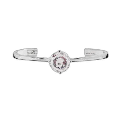 Crystal-Rose Cuff Bracelet