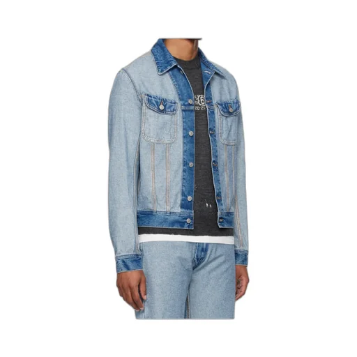 Flap-Pockets Denim Jacket