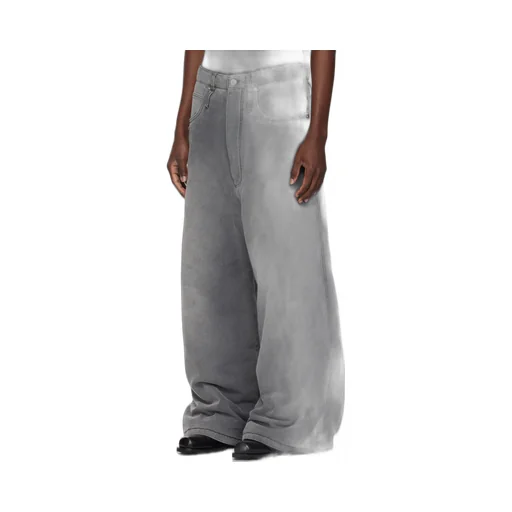 Non-Stretch Wide-Leg Jeans