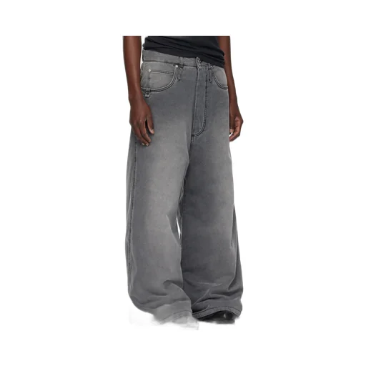 Non-Stretch Wide-Leg Jeans