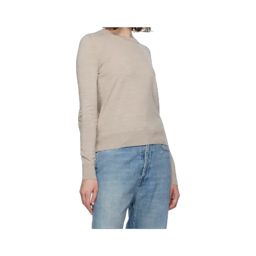 Elbow-Patch Crew-Neck Sweater