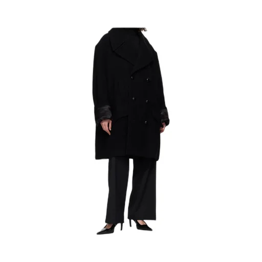 Mm6 Maison Margiela Double-Breasted Oversized Coat