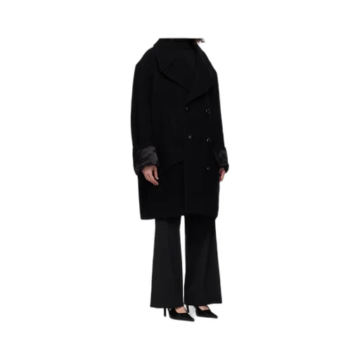 Mm6 Maison Margiela Double-Breasted Oversized Coat