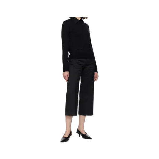 Stitching Straight-Leg Trousers