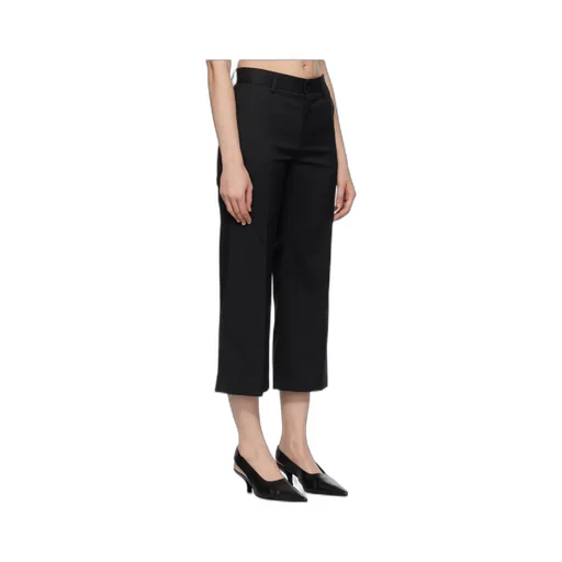 Stitching Straight-Leg Trousers