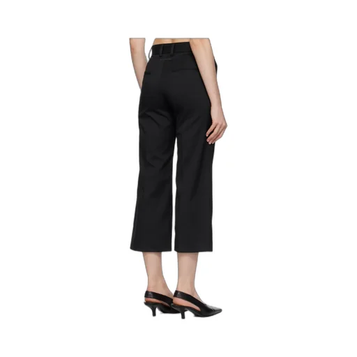 Stitching Straight-Leg Trousers
