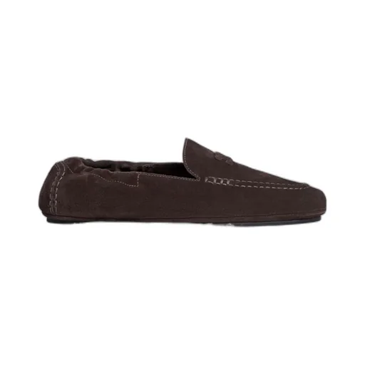 Celine Adam Loafer In Suede Calfskin