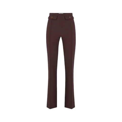 Button-Detail Trousers