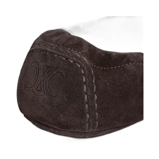 Celine Adam Loafer In Suede Calfskin