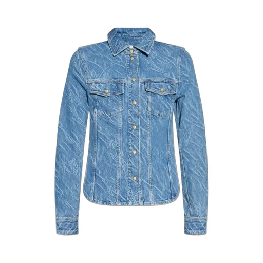 Acid-Wash Denim Shirt