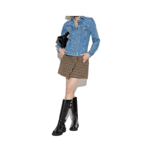 Acid-Wash Denim Shirt
