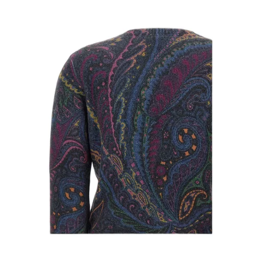Paisley Wool And Cashmere Cardigan
