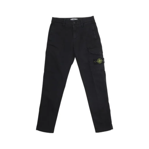 Cargo-Pocket Cotton Trousers