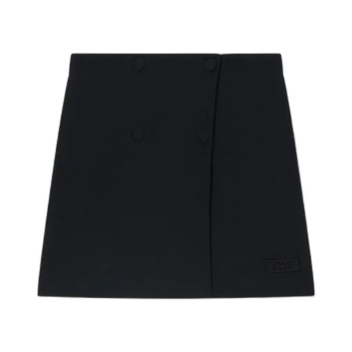 Quilted Jersey Wrap Skirt