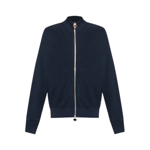 Ribbed Zip-Up Cardigan