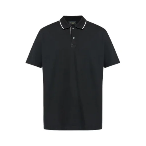 Contrasting-Trim Polo Shirt