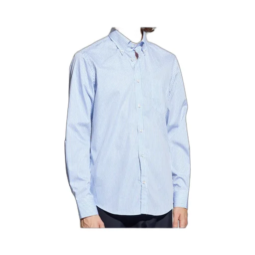 Striped Button-Down Shirt
