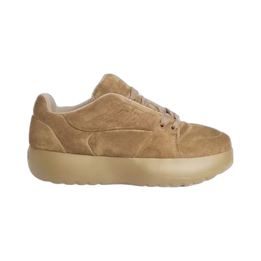 Logo-Detail Suede Sneakers