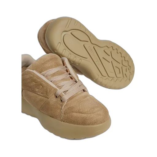 Logo-Detail Suede Sneakers