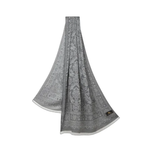 Wool, Cotton And Silk Scarf