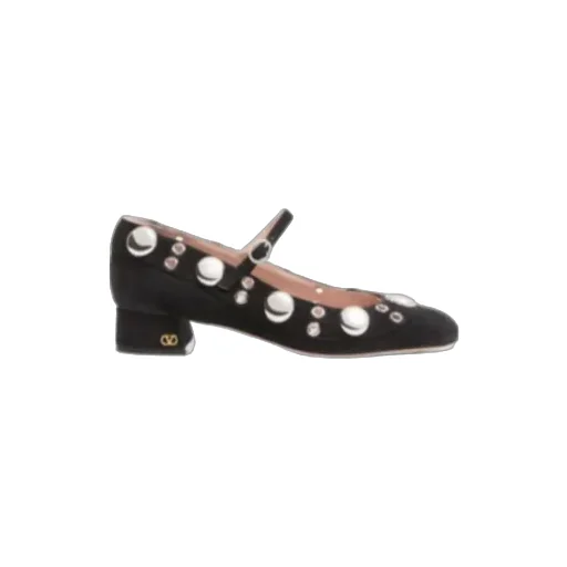 Valentino Vlogo Signature Eyelet Detailed Pumps