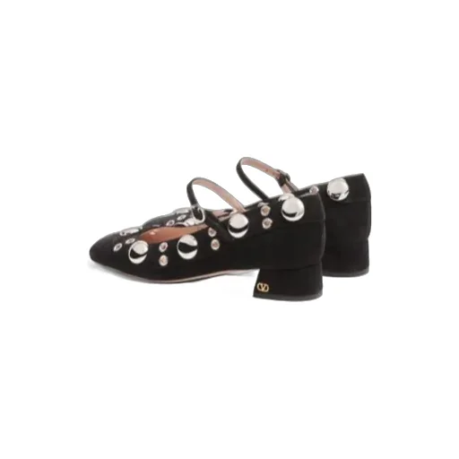 Valentino Vlogo Signature Eyelet Detailed Pumps