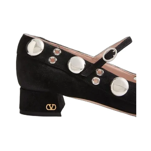Valentino Vlogo Signature Eyelet Detailed Pumps