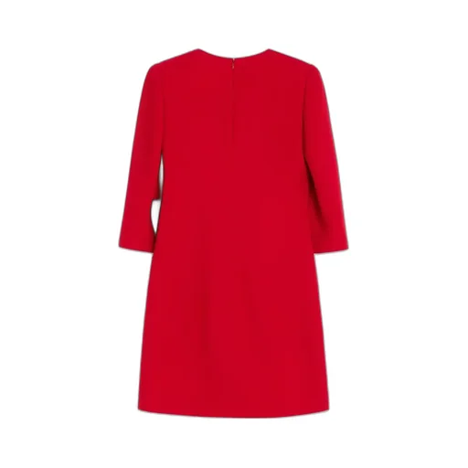 Valentino Bow Detailed V-Neck Dress