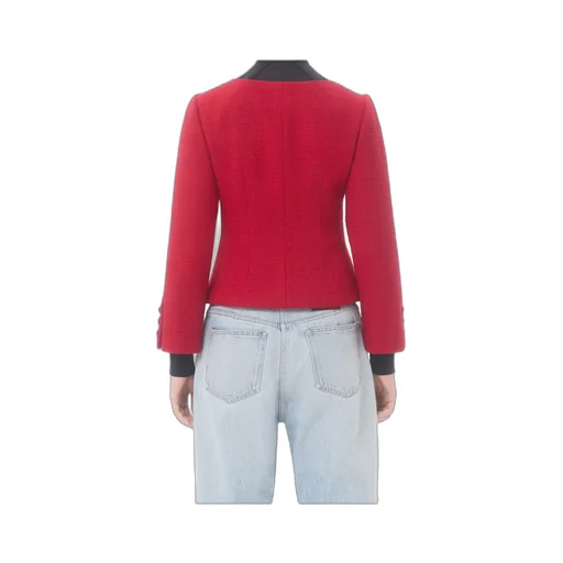 Valentino Bow Detailed Button-Up Jacket