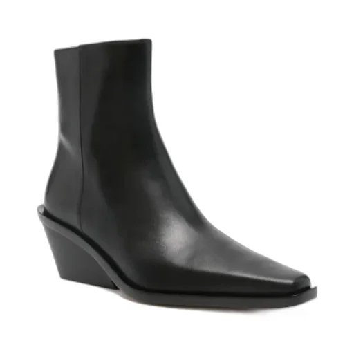 65Mm Leather Zip-Fastening Cowboy Boots