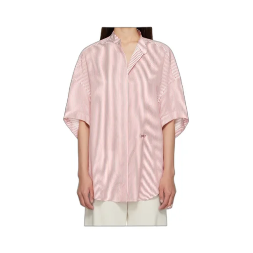 Striped Silk Shirt