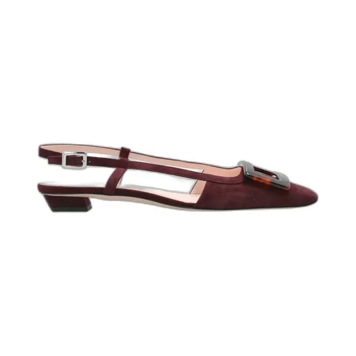 Roger Vivier Belle Vivier Buckled Slingback Ballerinas