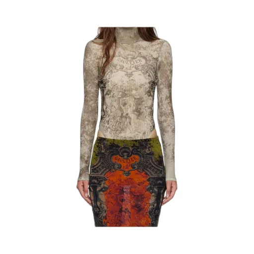 MÉDaillon-Print Bodysuit