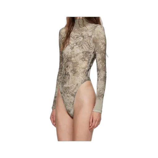 MÉDaillon-Print Bodysuit