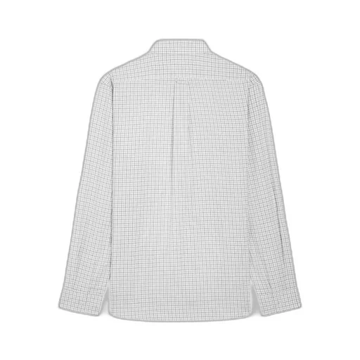 Relaxed Shirt In Checked Cotton Twill