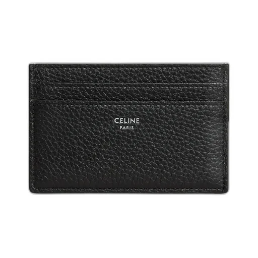 Card Holder In Grained Calfskin