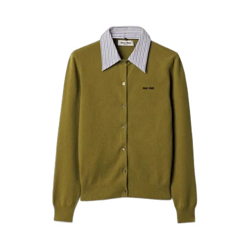 Cashmere Cardigan With Collar