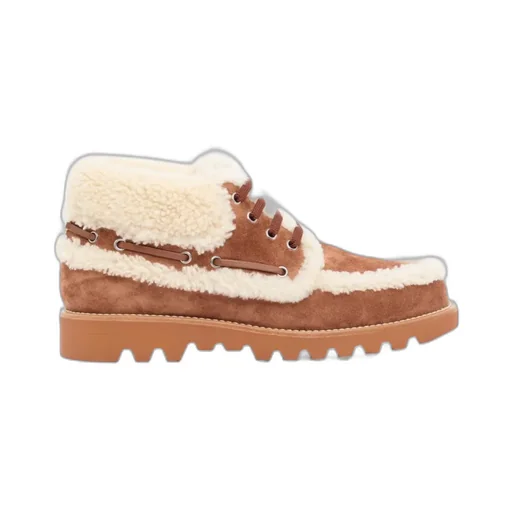 Palm Avenue Ankle Boot In Crust Leather And Wool