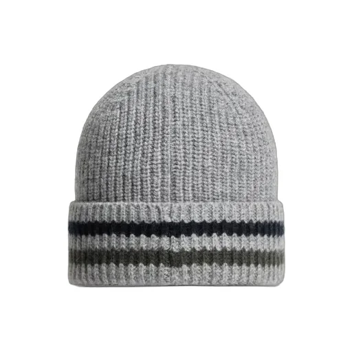 Striped Wool Beanie