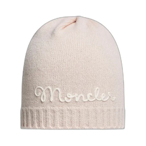 Embroidered Logo Wool & Cashmere Beanie