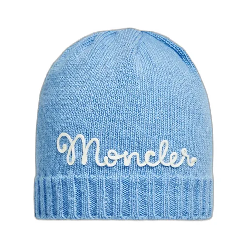 Embroidered Logo Wool & Cashmere Beanie