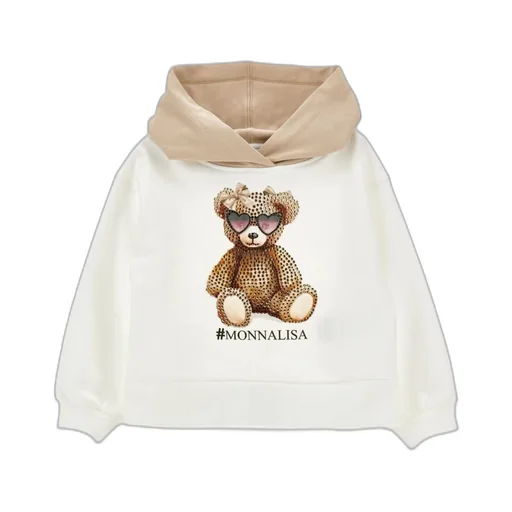 Monnalisa Teddy Embellished Hoodie