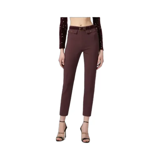Double-Crpe Zip Trousers