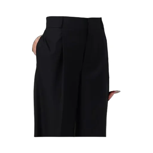 Moschino Pleated Straight-Leg Trousers