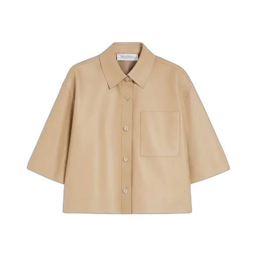Nappa Leather Cropped Jacket