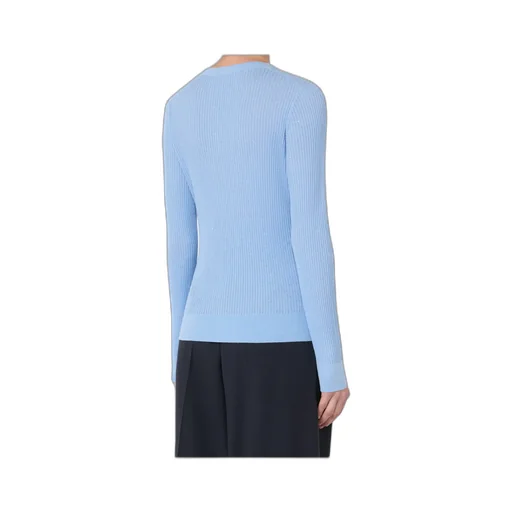 Max Mara Studio Crewneck Ribbed Jumper