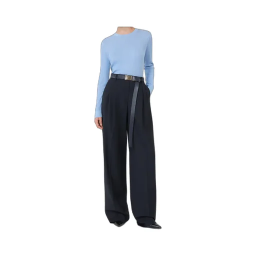 Max Mara Studio Crewneck Ribbed Jumper
