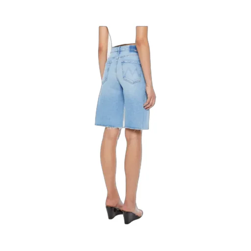 Mother Frayed Hem Denim Shorts